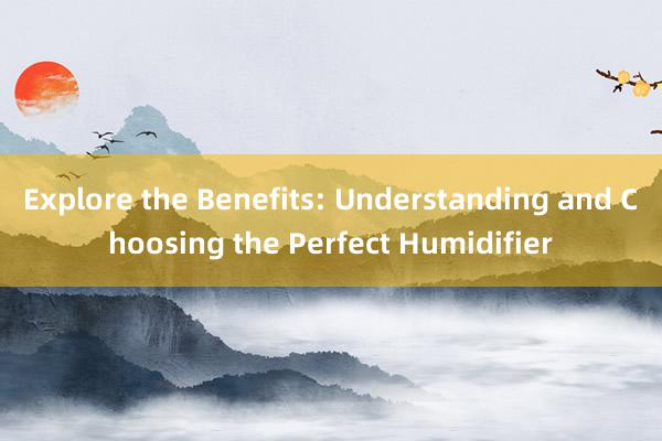 Explore the Benefits: Understanding and Choosing the Perfect Humidifier